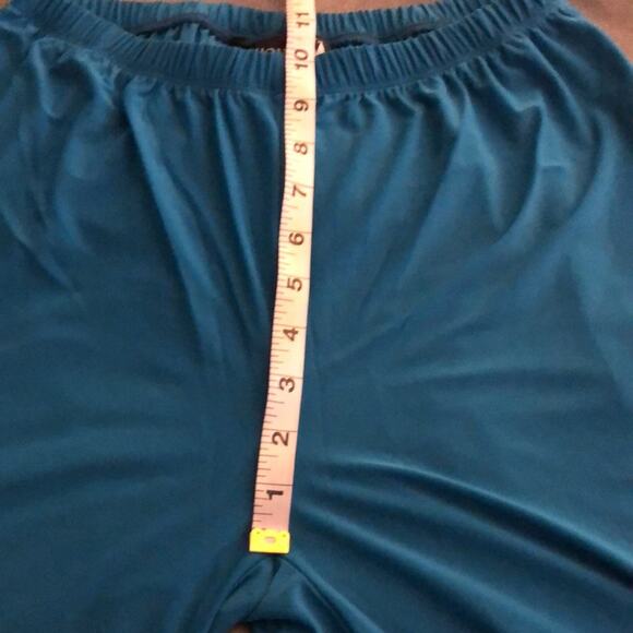 Antthony Originals 2pc Knit Top & Pants Woman Size Small Print Top Lace Inset - Picture 7 of 14